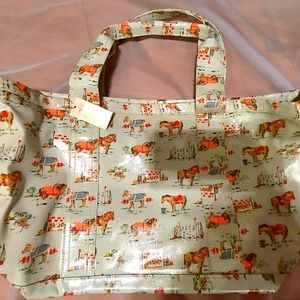 Light blue Horse tote bag